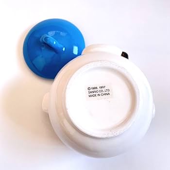 ポムポムプリン陶器製小物入れキャンディポット サンリオ ポムポムプリン 小物入れ キャンディポット 陶器 レア